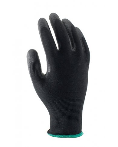 LUVAS NYLON RECOBERTA POLIURETANO PRETO - T9