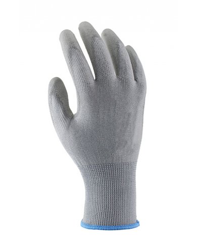 LUVAS NYLON RECOBERTA POLIURETANO CINZA - T9