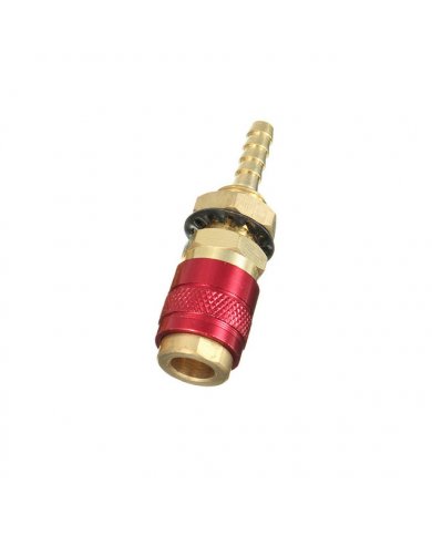 LIGADOR RAPIDO AGUA FEMEA VERM. 1/2" MW P/MANG. 6MM (FA3076)