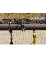 DUPLO ALINHADOR TUBO CORRENTE AÇO CAP.203-508MM (8-20`) DWT