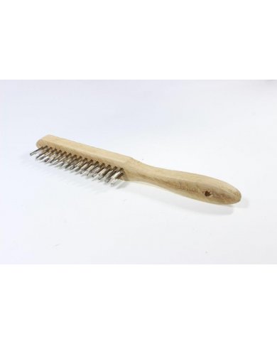 ESCOVA INOX MACIO - 2 FILAS