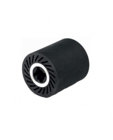 ROLO EM BORRACHA COM FURO EM ALUMÍNIO ( 90X100MM )