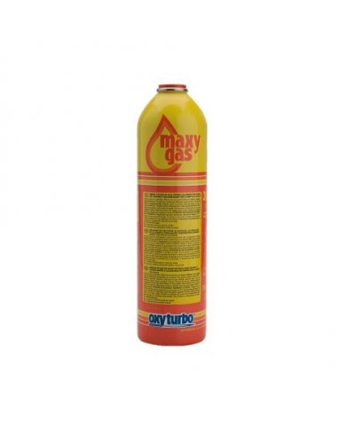 GARRAFA GAS MAXY 350GR ( SET 90 ) COM VALVULA 7/16