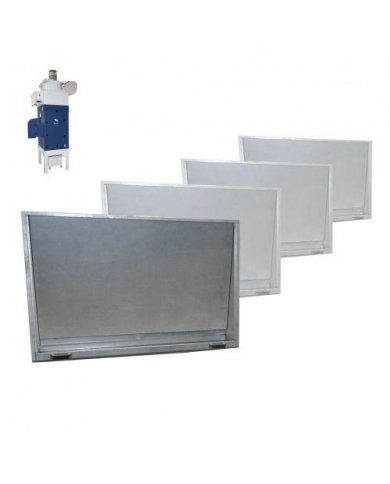 ECOCUBE 11 KW + 4 PAREDES DE ASPIRAÇÃO ROTATIVA 1500MM