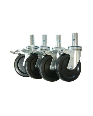 RODA PARA ESTRUTURA MOVEL COM CORTINA (CJ 4UN)