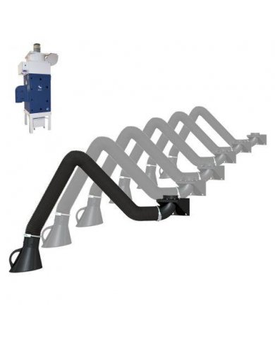 ECOCUBE 7,5 KW + 6 BRAÇOS ASPIRAÇÃO COM 3MTS