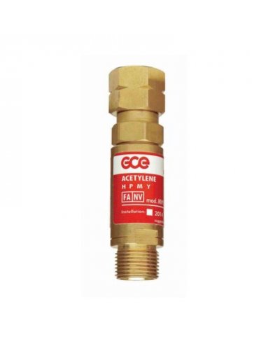 VALVULA DE SEGURANÇA MAÇARICO ACETILENO 1/4 LH / 1/4 LH