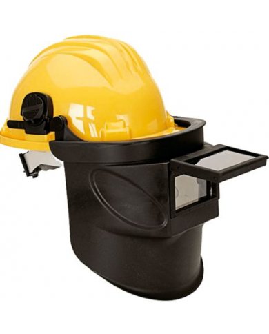 CAPACETE COM MASCARA DE SOLDAR INCLUÍDA
