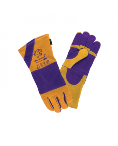 LUVAS SOLDADOR PRO C/ REFORÇO E COSTURA EM KEVLAR - T10