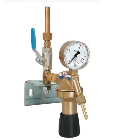 REGULADOR DINSET SINGLE OXIGÉNIO 10 BAR ( LIGAÇÃO REDE )