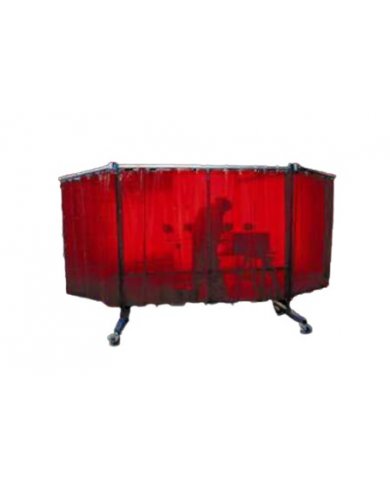 ESTRUTURA C/CORTINA TRANSFLEX TTO-TTV-S-T40 (VERMELHA)