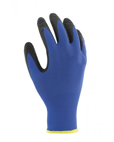 LUVAS NYLON RECOBERTA LATEX PRETO - T9