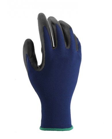 LUVAS NYLON RECOBERTA NITRILO PRETO T8