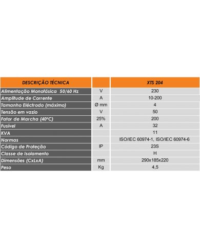 EQUIPAMENTO INVERTER MMA PW 200A