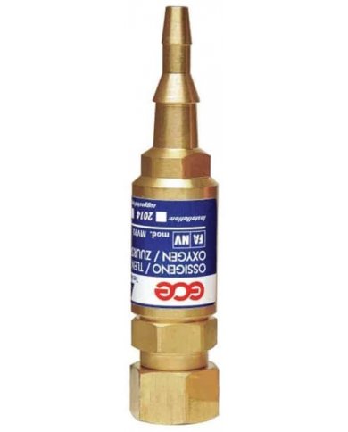 VÁLVULA DE SEGURANÇA MAÇARICO OXIGENIO 6,3-10MM / 3/8 RH