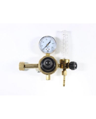 DEBITÓMETRO DMT ÁRGON/CO2 COM COLUNA 200 BAR / 25 LPM