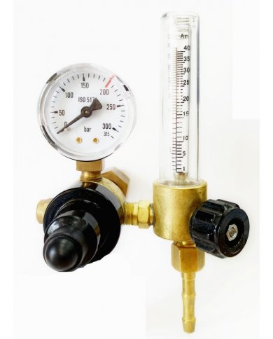 DEBITÓMETRO DMT ÁRGON/CO2 COM COLUNA 200 BAR / 30 LPM ECO