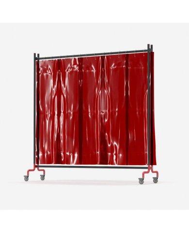 ESTRUTURA C/CORTINA TRANSFLEX TTO-TTV-S0-T40 (VERMELHA)