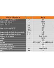 CONJ EQP PLASMA XTP 40