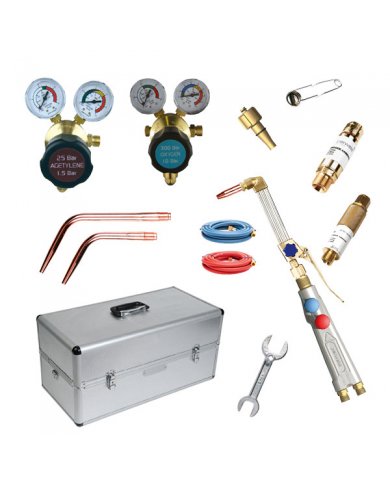 CONJUNTO CORTE E SOLDADURA OX-AC COM MALA SET DC